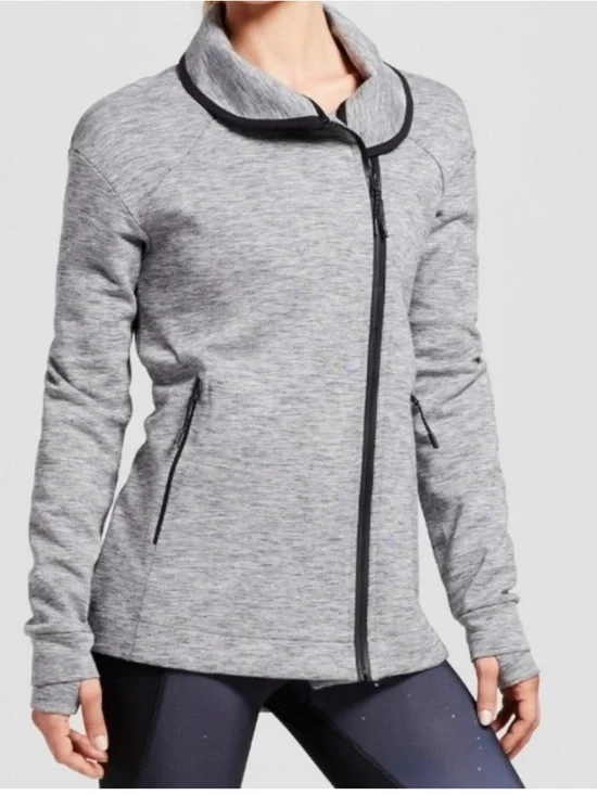 Champion: Heather Gray and Black Pullover Hoodie: Size Large - Picture 8 of 9